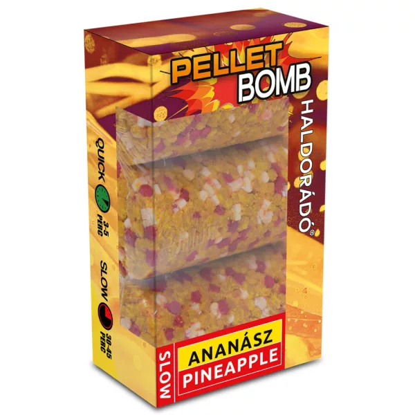 Haldorádó Pellet Bomb Slow Ananász Pellet 3db