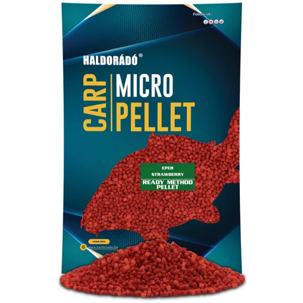 Haldorádó Strawberry Ready Method Pellet 600gr