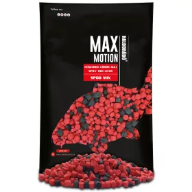   Haldorádó Max Motion Spod Mix Spicy Red Liver Pellet Mix 750gr