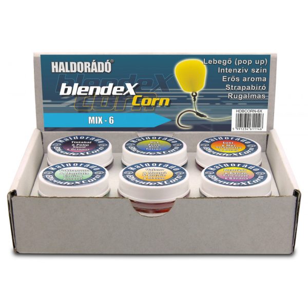 Haldorádó BlendexCorn Mixed-6 /6 flavours in a box 10mm gum corn