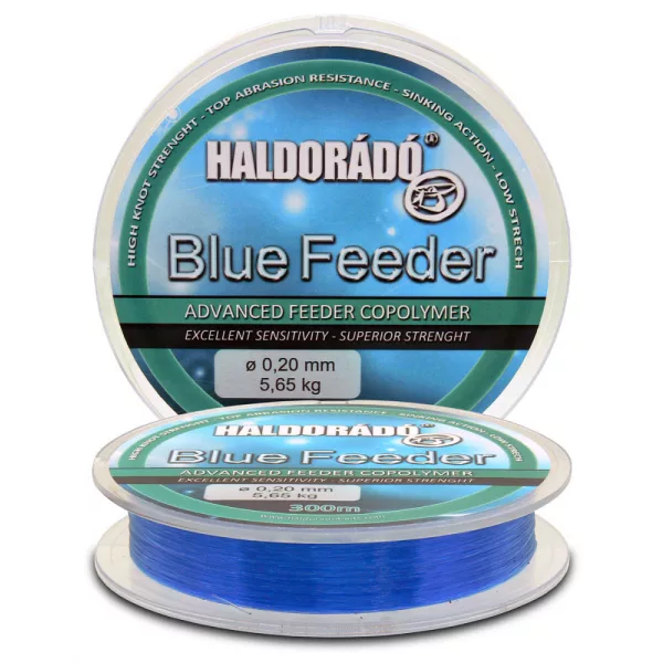 Haldorádó Blue Feeder 0.18mm 300m Monofil main line - blue