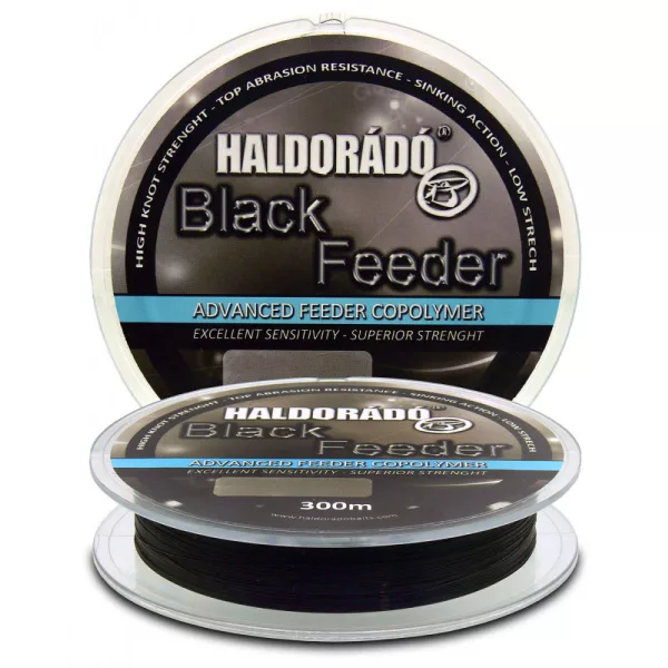 Haldorádó Black Feeder 0.20mm 300m Monofil mainline - black