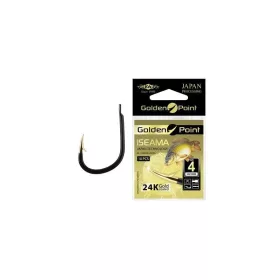  Mikado Golden Point Iseama 10 Spade End, Barbed Carp Hook 10 pcs