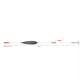   Mikado Mono Catfish 200cm 2/0 Catfish Leader with Double Hook