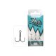 Mikado Jaws Treble Hook 1 Eyed Barbed Treble Predator Hook 5pcs