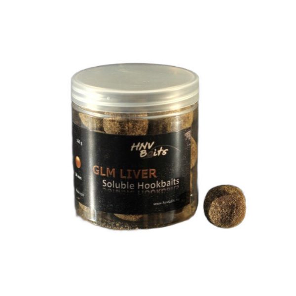 HNV Baits GLM Liver Soluble Hookbaits 24mm Dissolving Hookbait 165gr