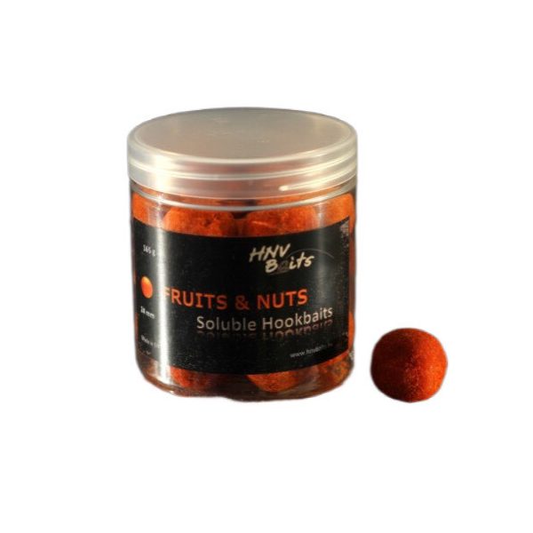 HNV Baits Fruits & Nuts Soluble Hookbaits 24mm Soluble Hookbaits 165gr