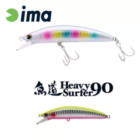   Ima Heavy Surfer 90HS 9cm 28gr 112 Chart Back Pink Glow Wobbler