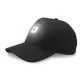EnergoTeam Baseball Cap with Rechargeable LED Lamp Black