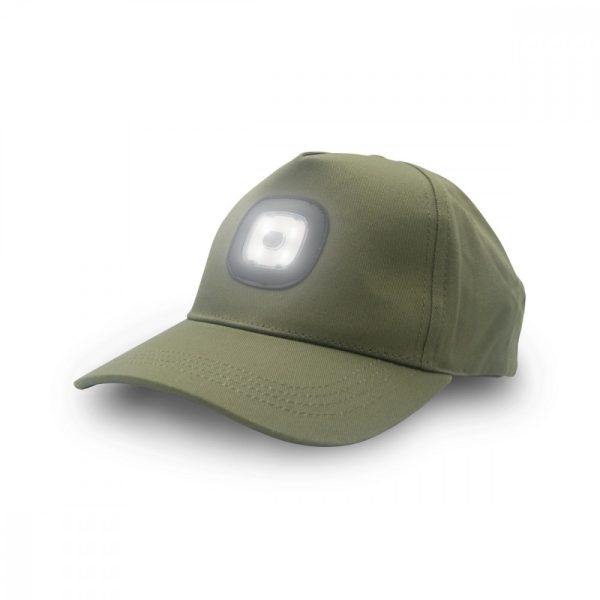 Baseball Cap Wiht Led Lamp Soldier Green
