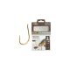 Mikado Sensual Feeder 4 Golden Flat Bearded Bearded Bead Hook 10pcs