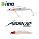 Ima iBorn 78F Shallow 7.8cm 8.5gr 002 Red Head Pearl OB Wobbler