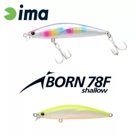   Ima iBorn 78F Shallow 7.8cm 8.5gr 003 Chart Back Pearl Wobbler