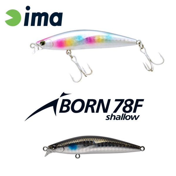 Ima iBorn 78F Shallow 7.8cm 8.5gr 007 Mullet Wobbler