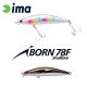 Ima iBorn 78F Shallow 7.8cm 8.5gr 008 Haku Wobbler