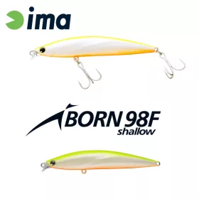   Ima iBorn 98F Shallow 9.8cm 13gr 002 Chart Back Pearl Wobbler