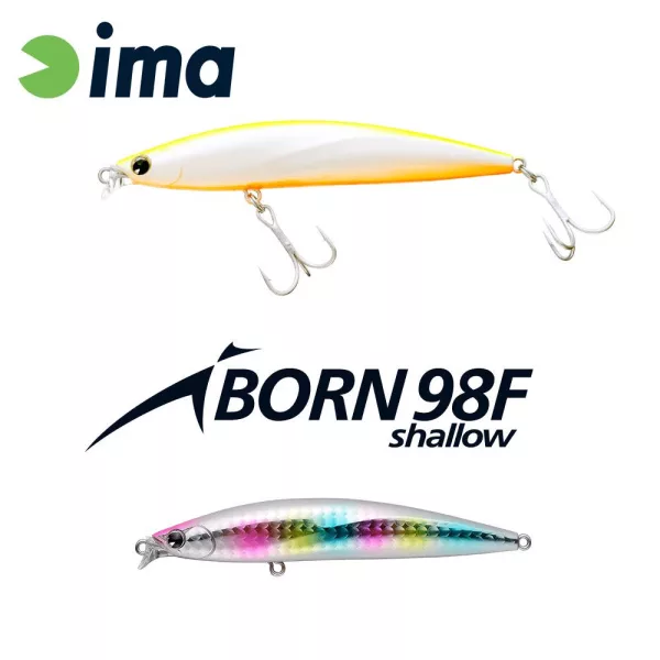 Ima iBorn 98F Shallow 9.8cm 13gr 004 Cotton Candy Wobbler