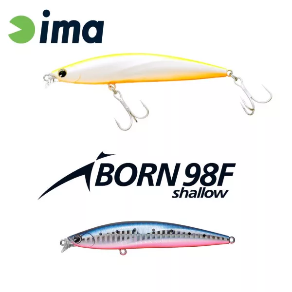 Ima iBorn 98F Shallow 9.8cm 13gr 005 Japanese Sardine Wobbler