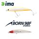 Ima iBorn 98F Shallow 9.8cm 13gr 017 Classical Red Head Wobbler