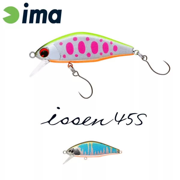 Ima Issen 45S 4.5cm 3.7gr 116 Oikawa Orange Berry Wobbler
