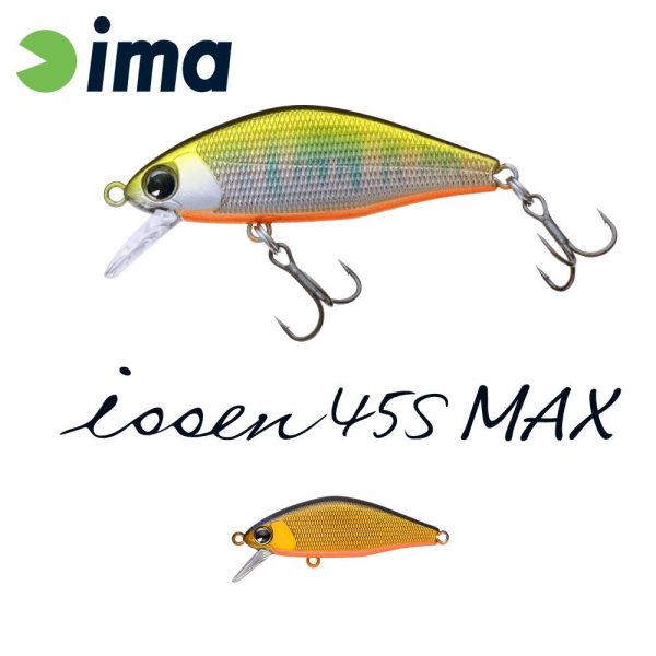 Ima Issen 45S MAX 4.5cm 4gr 002 Gold Black Wobbler