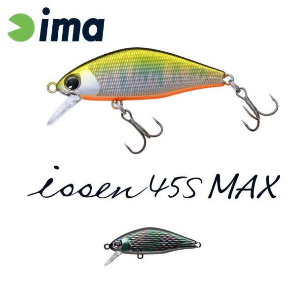 Ima Issen 45S MAX 4.5cm 4gr 013 Titanium Black Wobbler