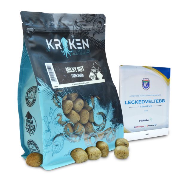 The Kraken Baits Milky Nut Shelf Life Cube Coconut-Milk 24x20mm Boilie 900gr