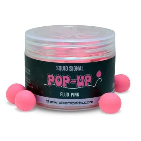   The Kraken Baits Squid Signal Fluo Pink 15mm Squid Pop Up 50gr