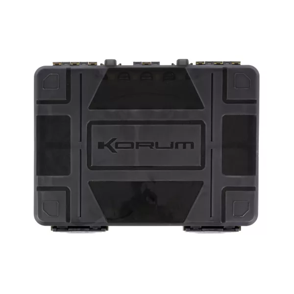 Korum Slim Blox Tackle Box with 5pcs Baiting Needles and Scissors