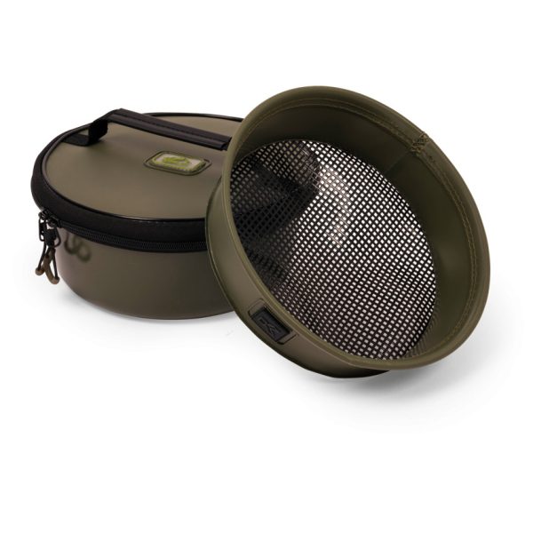 Korum EVA Solid Groundbait Bowl & Riddle Groundbait Sieve and Bowl