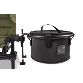 Korum Any Chair EVA Bowl & Riddle Feed Mixer with Holder