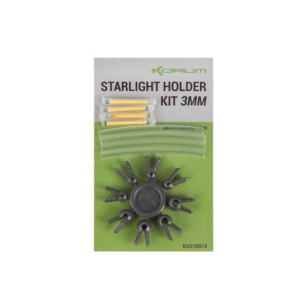 Korum Starlight Holder Kit 3mm Auxiliary Light Stick Adapter