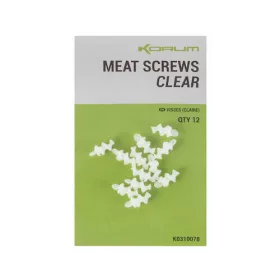 Korum Meat Screws (clear) Bait Spike