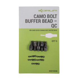 Korum Camo Bolt Buffer Bead QC Swivel 10pcs