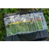 Korum Quickstop Hook Hairs 8 Eyed, Barbed Monofilament Pre-Tied Hook 4db