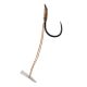 Korum Quickstop Hook Hairs 8 Eyed, Barbless Monofilament Pre-Tied Hook 4db