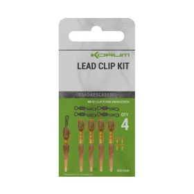 Korum Smokescreen Lead Clip Kit 4pcs
