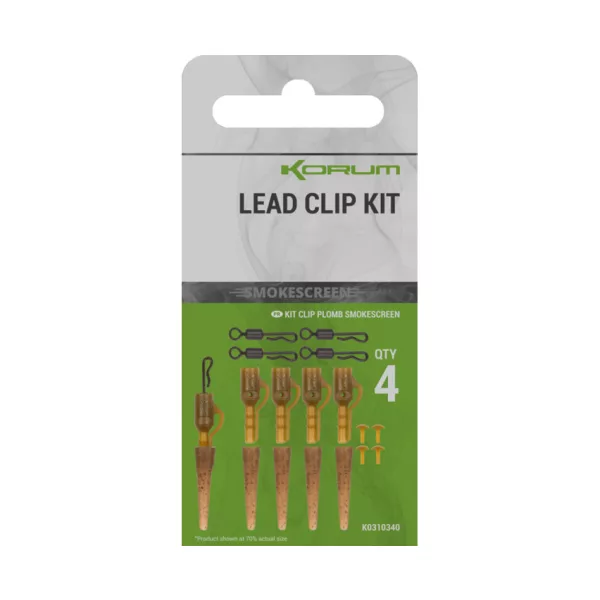 Korum Smokescreen Lead Clip Kit 4pcs