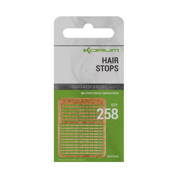 Korum Smokescreen Hair Stops Bait Stopper 258pcs