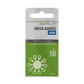 Korum Smokescreen Mega Bands 4mm Pellet Band 10pcs