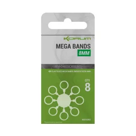 Korum Smokescreen Mega Bands 8mm Pellet Band 8pcs