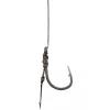 Korum Power Braid Spiked Method Hair Rigs 12 Eyed, Barbed Braided Pre-Tied Hook with Bait Spike 8pcs