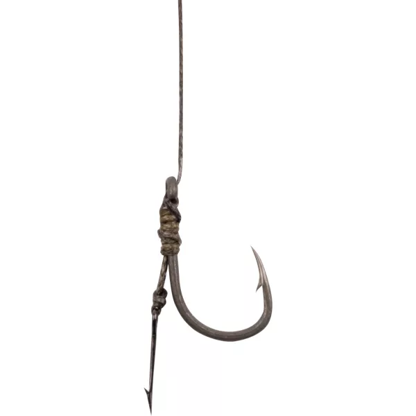 Korum Power Braid Spiked Method Hair Rigs 12 Eyed, Barbed Braided Pre-Tied Hook with Bait Spike 8pcs