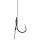 Korum Power Braid Spiked Method Hair Rigs 12 Eyed, Barbed Braided Pre-Tied Hook with Bait Spike 8pcs