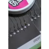 Korum Power Braid Spiked Method Hair Rigs 12 Eyed, Barbed Braided Pre-Tied Hook with Bait Spike 8pcs