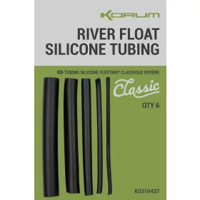   Korum Classic River Float Silicone Tubing Float Holder Silicone Tube 70mm 6pcs