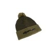 Korum Thermal Beanie Hat Black-Olive Winter Hat