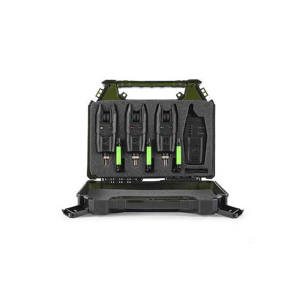 Korum Kbi-r 3-rod Alarm Presentation Set electric grab alarm