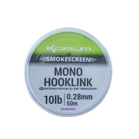 Korum Smokescreen Mono Hooklink 0.28mm Monofil Hooklink 50m