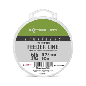 Korum Limitless Feeder Line Monofil Main Line 0,23mm 300m